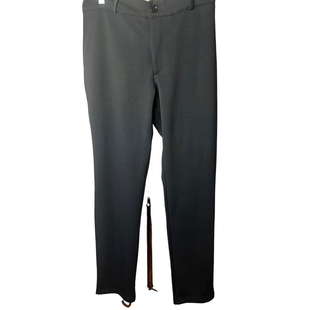 Luciano Visconti Men’s Performance Pants Size Large Black Stretch Pockets